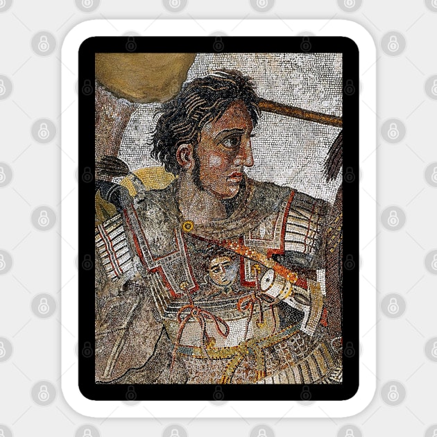 Alexander the Great Sticker by valentinahramov